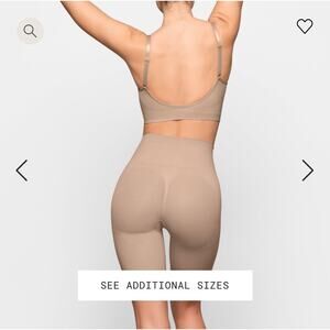 Skims butt lifting short in clay size l